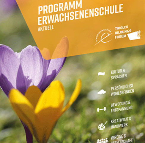 Programm Erwachsenenschule Kundl Breitenbach 2024