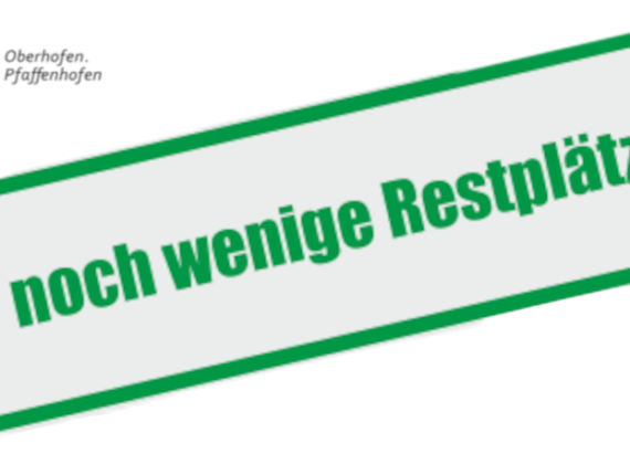 Restplätze frei!