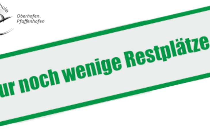 Restplätze frei!